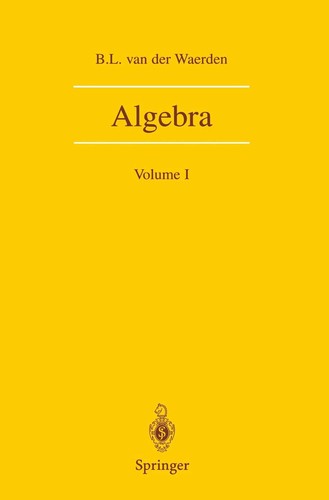 Algebra volume i - algebra:,