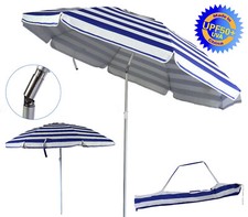 Ombrellone blu bianco - ombrellone,