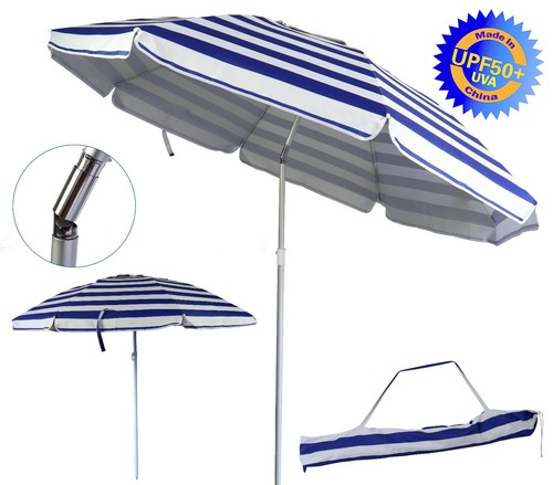 Ombrellone blu bianco - blu,