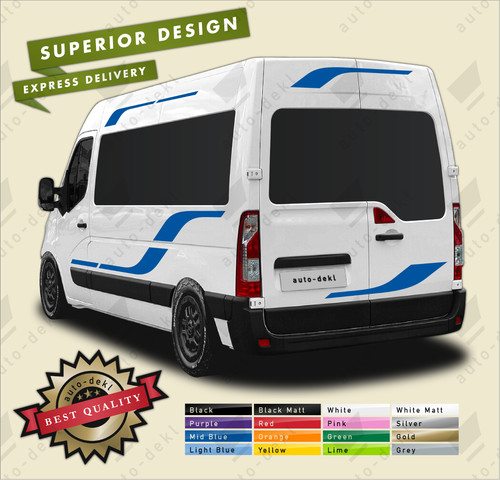 Adesivi per renault master - master, l2
