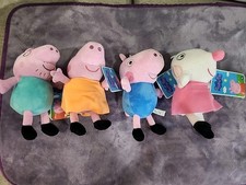 Lotto 4 Peluche Peppa Pig 10"