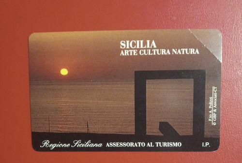 Scheda telefonica sicilia - scheda,