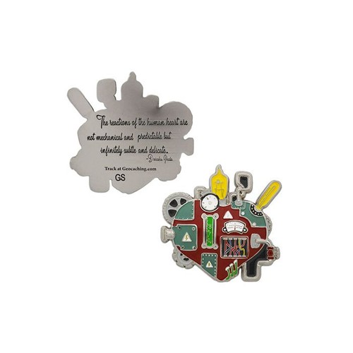 Meccanica heart geocoin - meccanica,