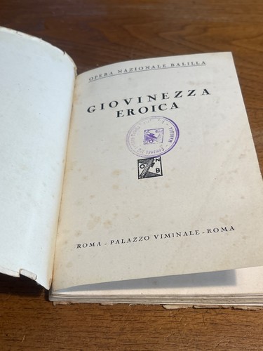 Giovinezza eroica onb roma - giovinezza,