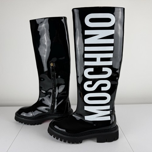 Stivali ginocchio moschino - stivali,