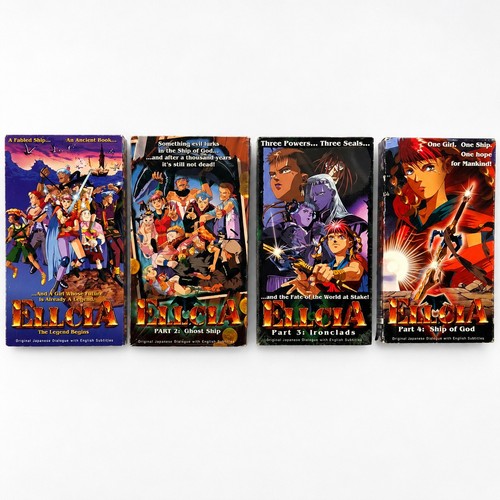 Ellcia anime vhs lot vol - ellcia,