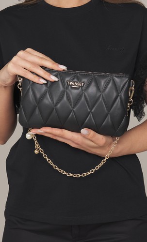 Pochette twinset trapuntata - trapuntata, da