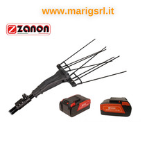 Abbacchiatore ZANON Karbonium X LIGHT AL 300 telescopico con 2 batterie 18V