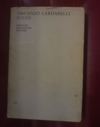 Vincenzo cardarelli poesie - cardarelli,
