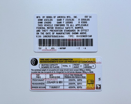 Honda door jamb data - honda,