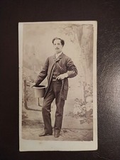Cdv ritratto nobiluomo con - cdv,