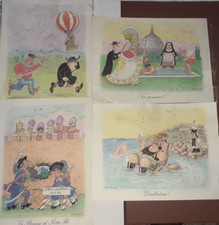 LOTTO 4 STAMPE Vintage GIORGIO