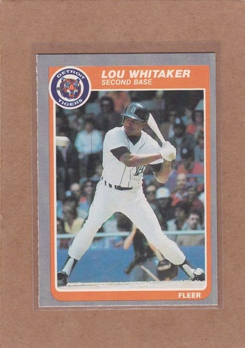 1985 fleer baseball lou - 1985,