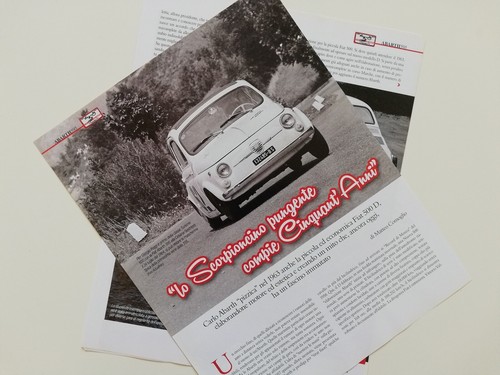 Ritaglio articolo 2013 fiat - ritaglio,
