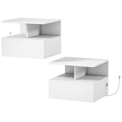 Homcom set comodini per - comodini,