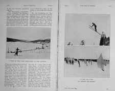 Original Old Antique Print