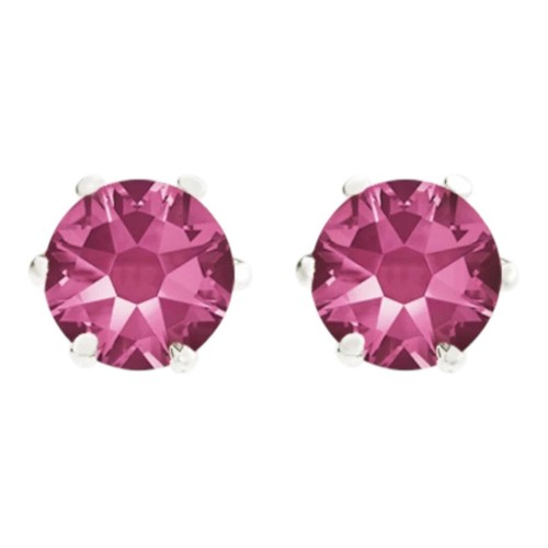 Orecchini perno rosa ottobre - perno,