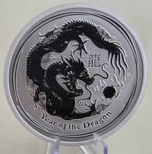 2 OZ ARGENTO 999, 2012, LUNAR
