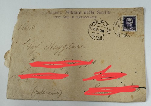 Storia postale 1944 comando - postale,