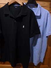2 polo uomo RALPH LAUREN - XL TG blu e nero