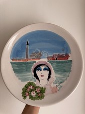 Piatto artistico firmato