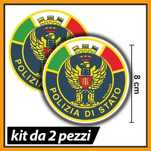 Adesivi polizia di - 2, “polizia