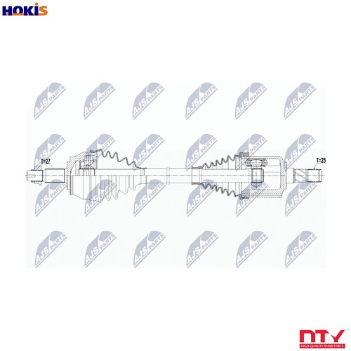Albero trasmissione npw 012 - albero, npw-ar-012