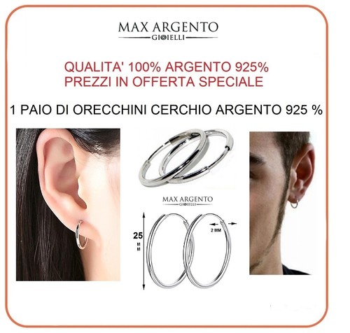 Orecchini cerchio cerchietti - orecchini,