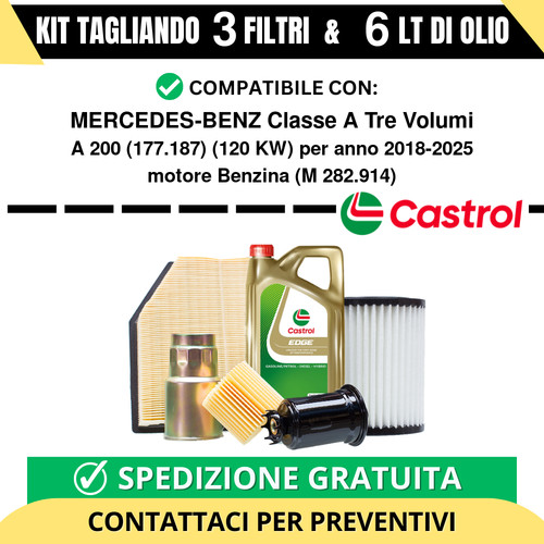 Tagliando per mercedes - per, mercedes-benz