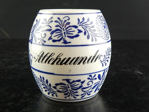 Antico barattolo ceramica - barattolo,