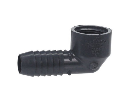 Lasco deg insert elbow 3 - deg.,