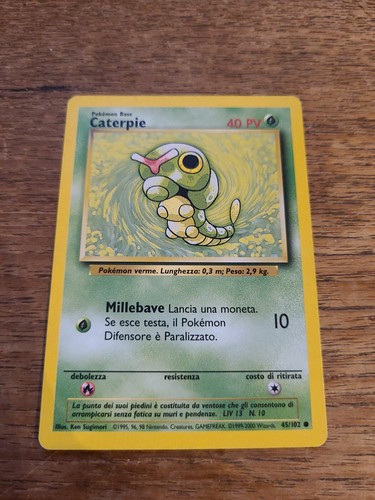 Caterpie 102 set - caterpie, carta
