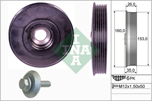 Kit puleggia albero motore