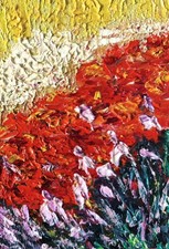 Fiori Dipinto Originale Olio