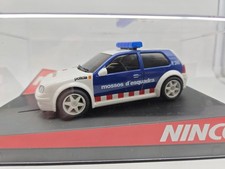 Ninco Slotcar 50320 VW Golf 4 Policia Polizia - scatola originale mai giocata 