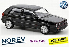 VW Volkswagen Golf GTI G60 1990-91 Golf II tipo:1G1 nero black 1:43 Norev