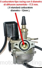 RACING 17,5mm CARBURATORE