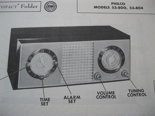 Radio philco 800 53 804 - radio, 53-804