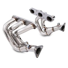 3-1 COLLETTORI SCARICO INOX IRREGOLARI PER PORSCHE BOXSTER S 986 2.7 3.2 3.5