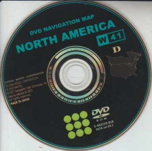 Toyota dvd mappa navigazione - dvd,