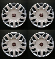 FIAT MULTIPLA 2007/2010 - SET 4 PZ. COPPA RUOTA COPRICERCHI BORCHIA 15" CON LOGO