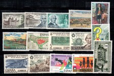 Spagna 1970-78 MNH 100% emblemi mappa