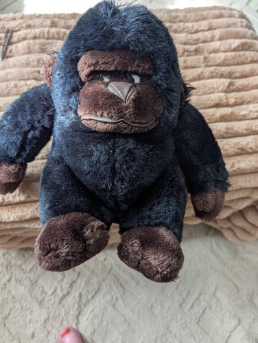 Peluche gorilla occhi laterali