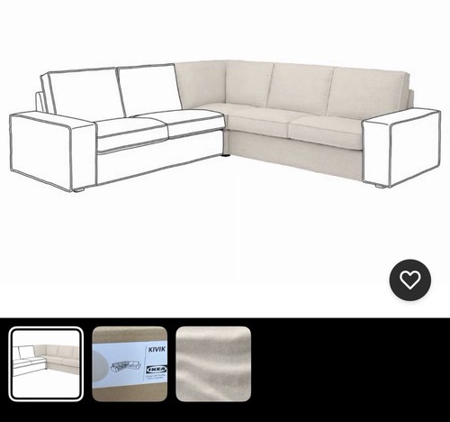 Ikea kivik corner section - kivik,