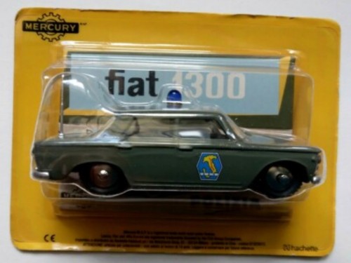 Die cast fiat 1300 polizia - polizia, "