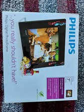 PHILIPS PhotoFrame cornice digitale 7FF2FPA nero-trasparente 7" mai usata!