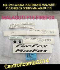 ADESIVI CARENA POSTERIORE MALAGUTI F15 FIREFOX SCUDO MALAGUTI F15 181.209.71