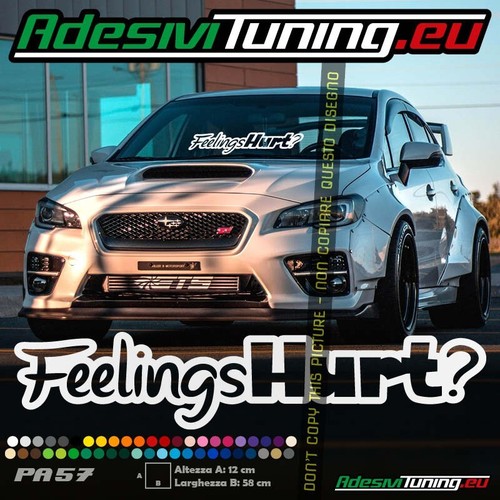 Adesivo feelings hurt - adesivo,