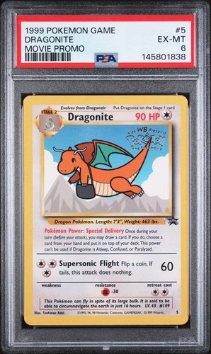 Dragonite psa 6 movie - dragonite, 5/53