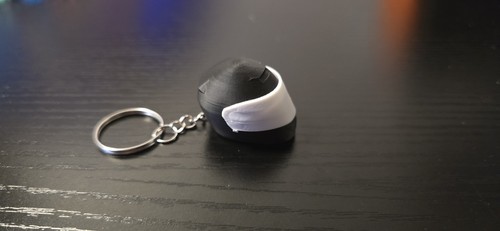Portachiavi forma casco - casco, moto